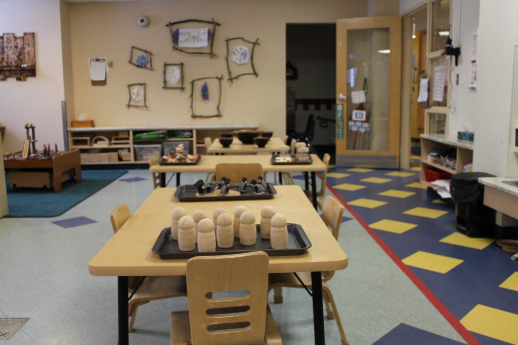 Playroom from the Sunflower childcare centre.