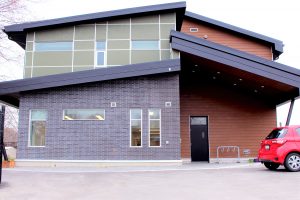 Intergenerational learning centre front view.