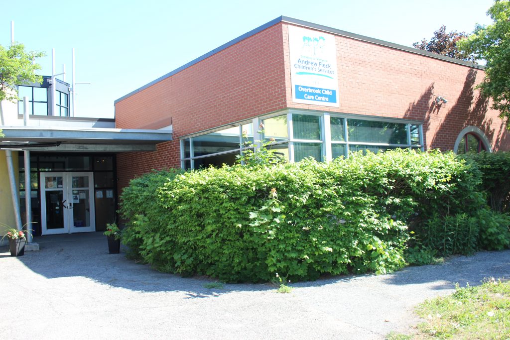 Overbrook childcare centre in front view.